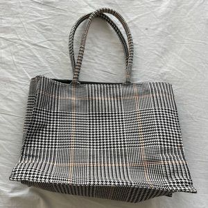 ASOS Glamorous large houndstooth, shopping bag